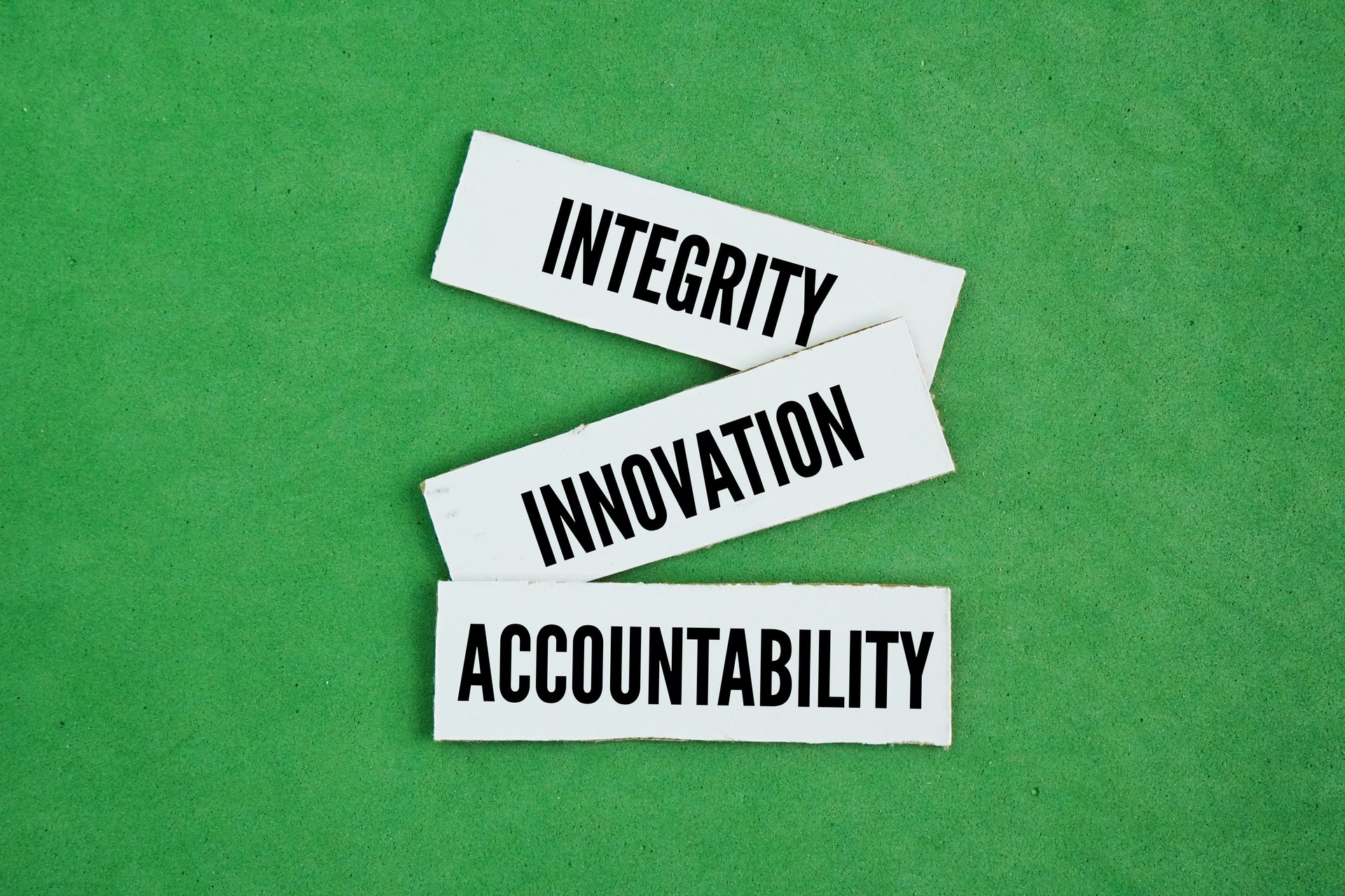 What are the three core values?
