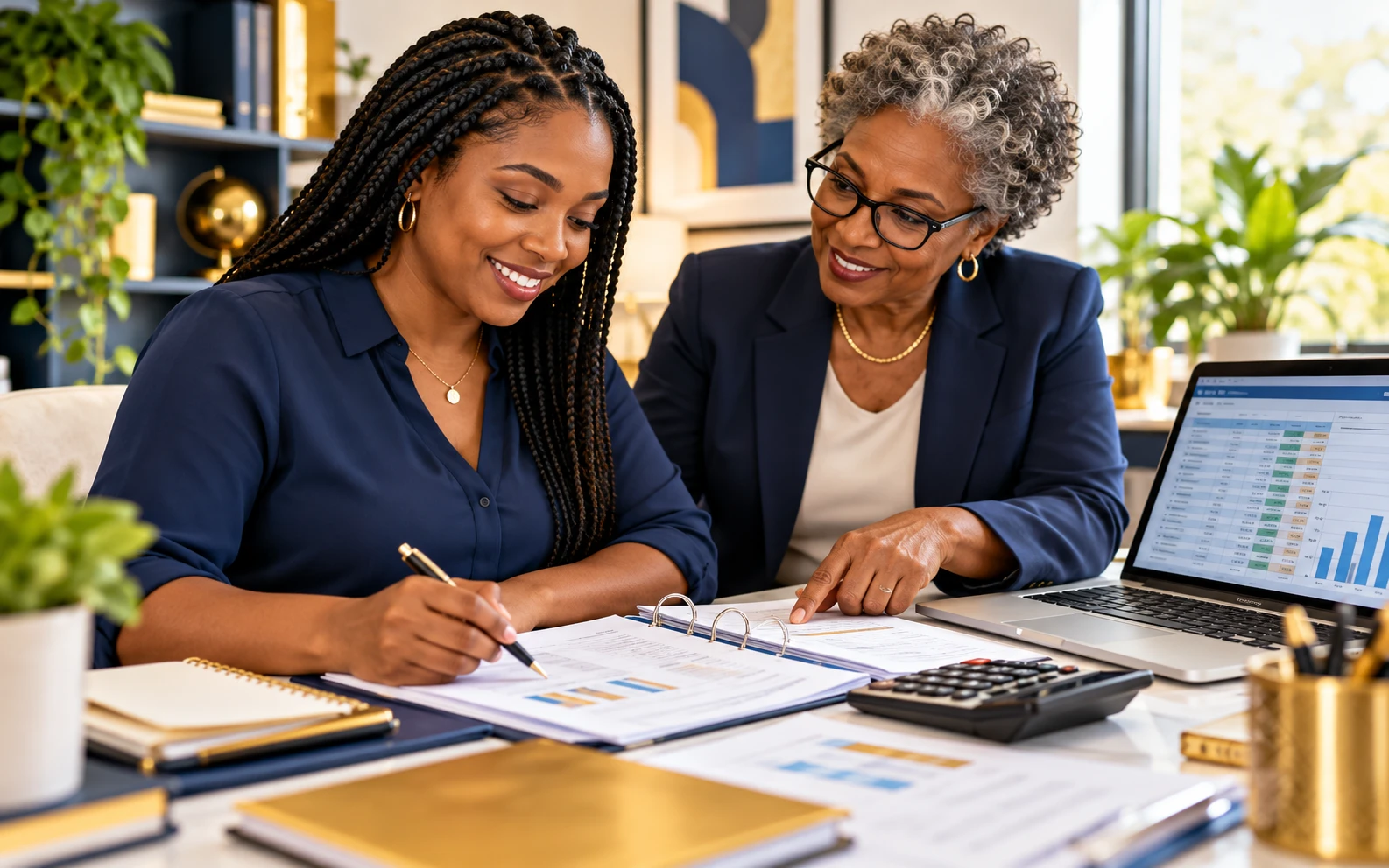 Illustrative bookkeeping learner and mentor