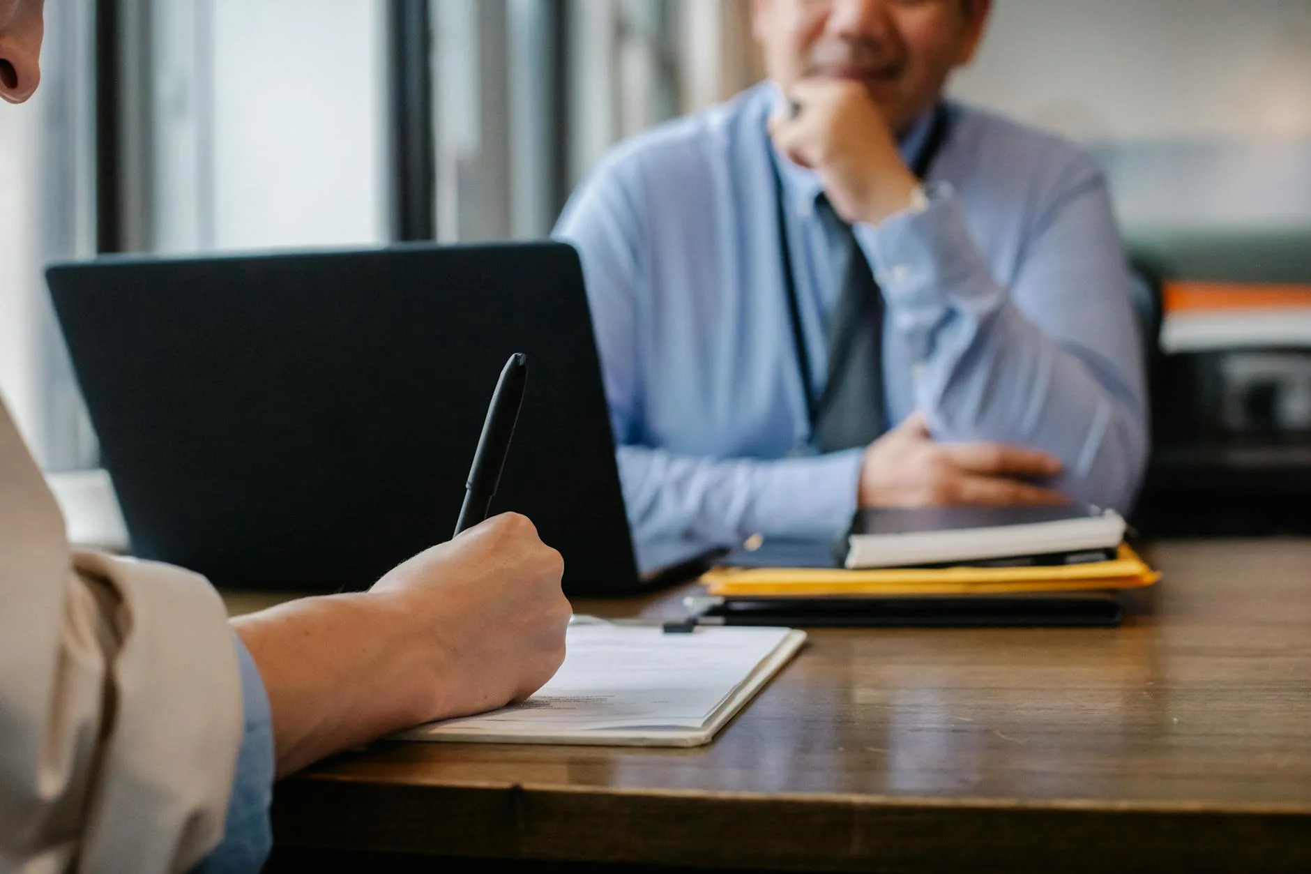 Employer partner working with Elevate team