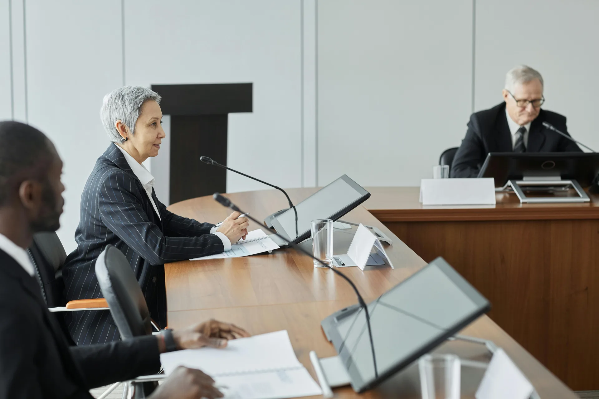 Workforce agency case manager with participant
